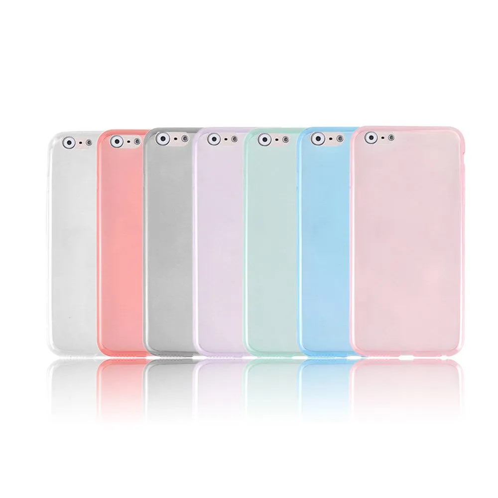 0.45mm Slim Crystal Flexible TPU Case for iPhone 6 Plus / 6s Plus 5.5 inch