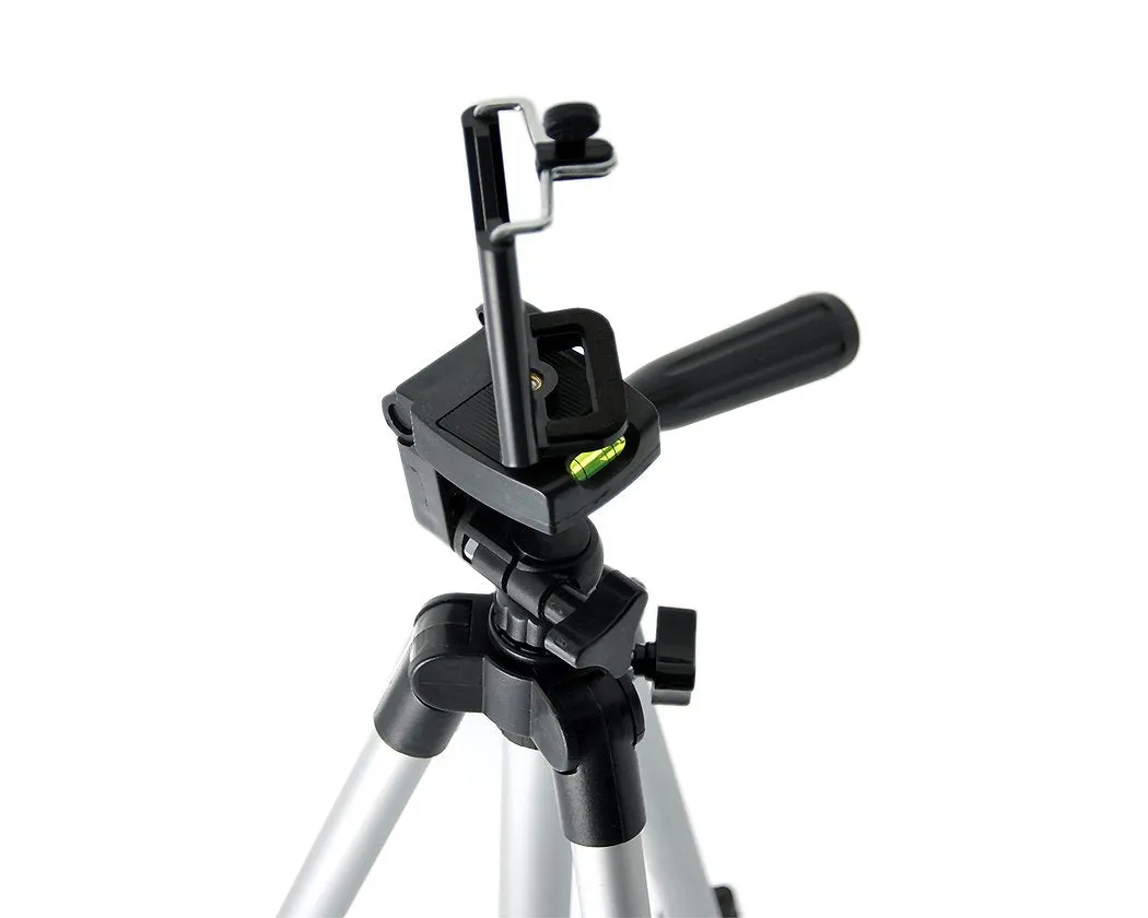 14-43" Phone Selfie Tripod with Phone Clip