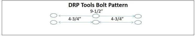 8" x 14" Combination Power Trowel Blade Gold 4-PK