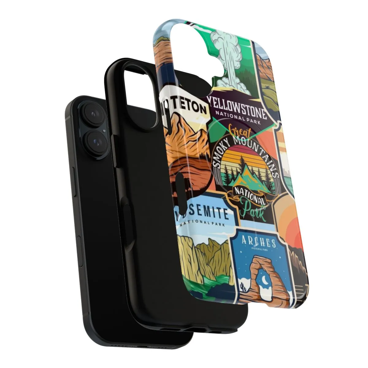 Acrylic Magnetic Tough Phone Cases for National Parks