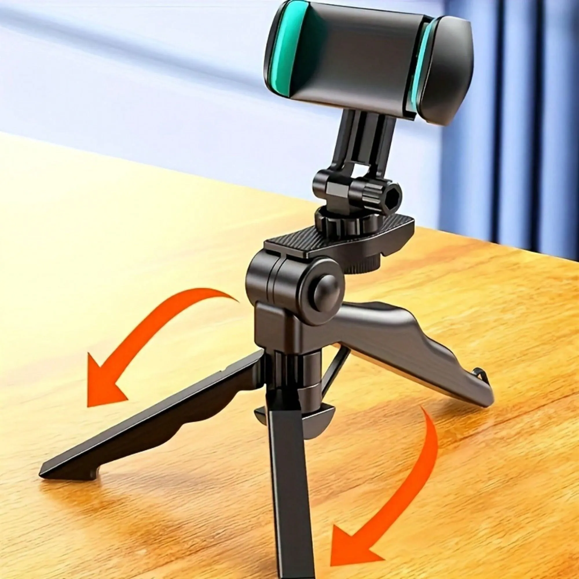 Adjustable 360° Smartphone Tripod Stand - Extendable Selfie Stick - Universal Compatibility for Effortless Photography & Videography