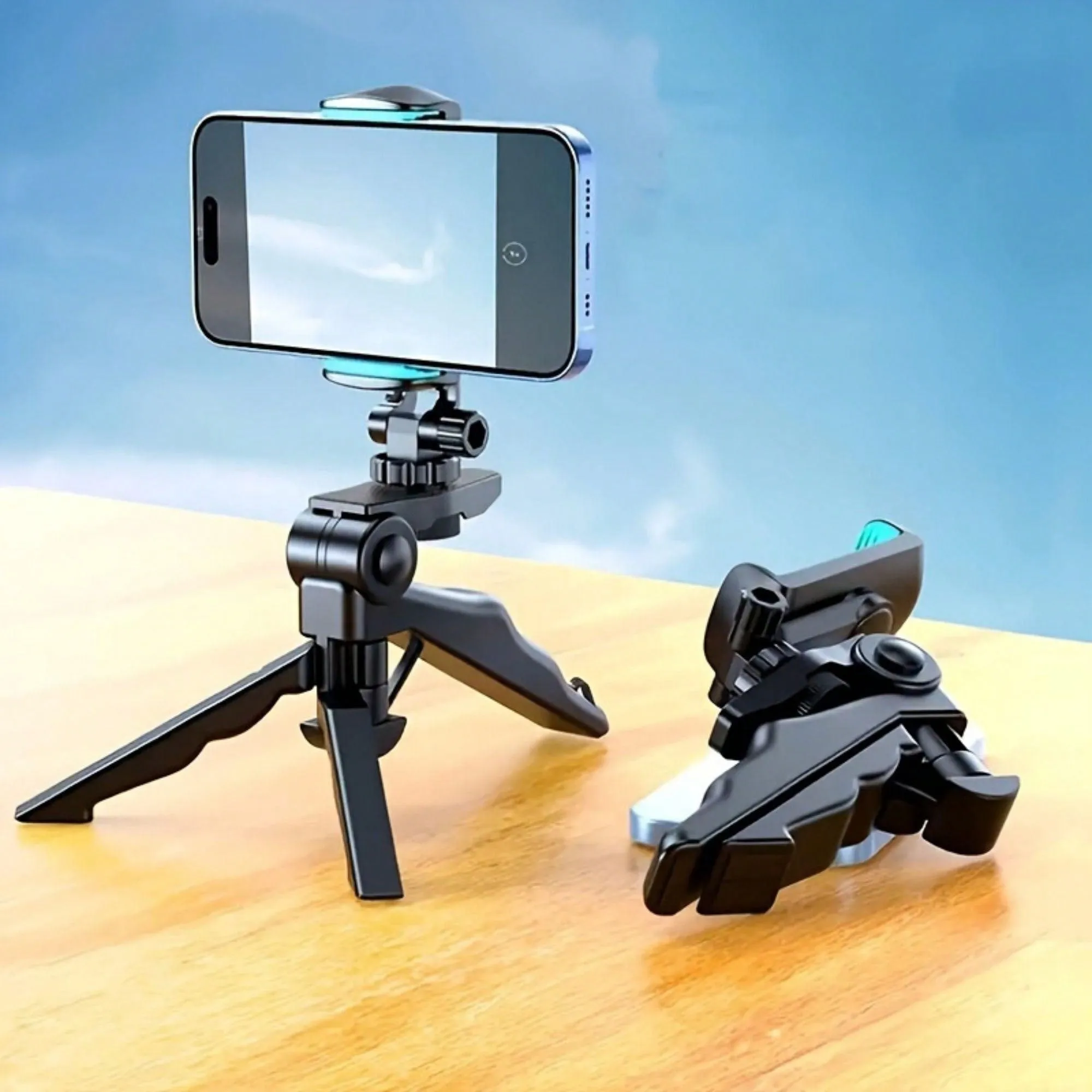 Adjustable 360° Smartphone Tripod Stand - Extendable Selfie Stick - Universal Compatibility for Effortless Photography & Videography