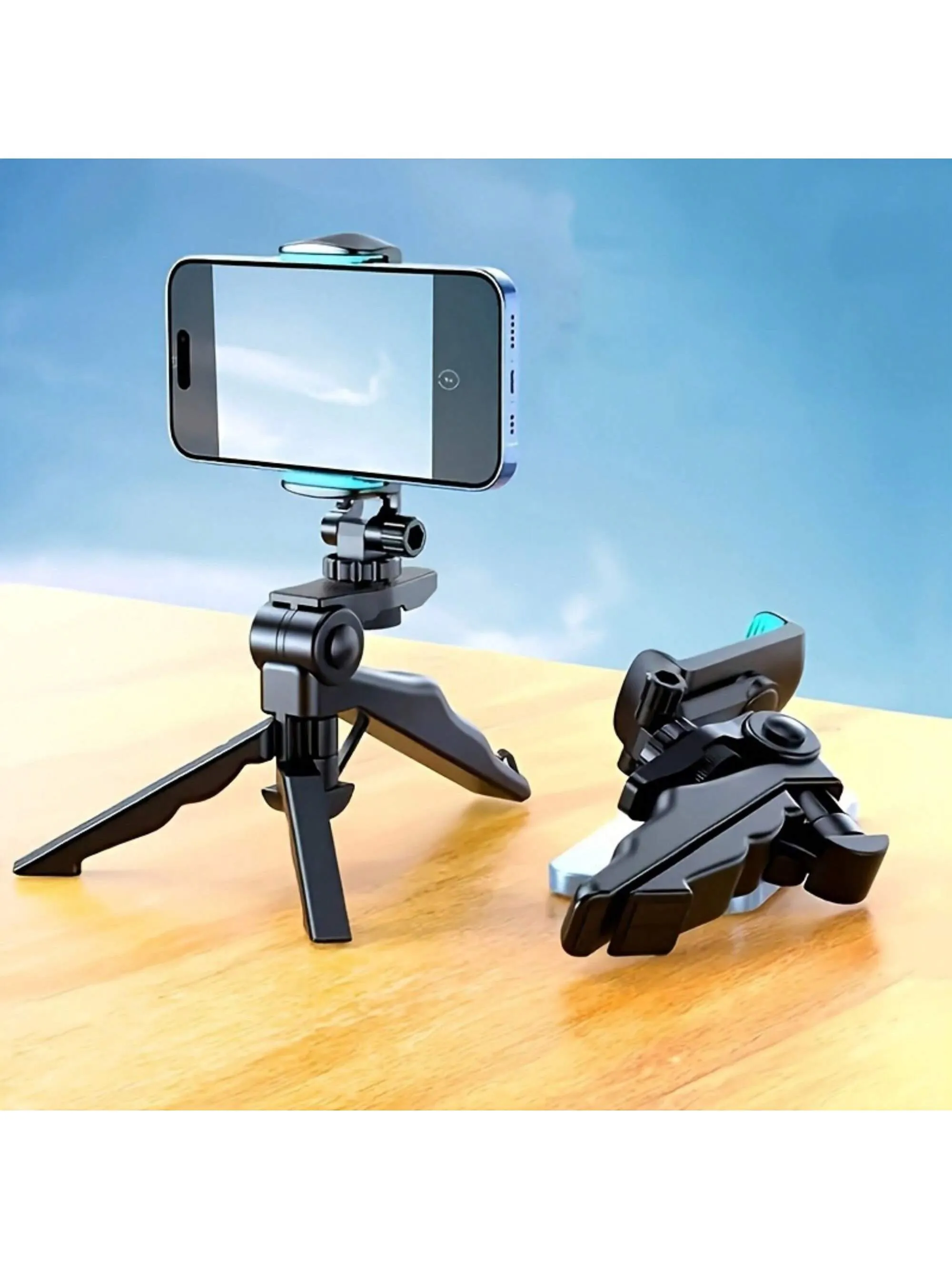 Adjustable 360° Smartphone Tripod Stand - Extendable Selfie Stick - Universal Compatibility for Effortless Photography & Videography