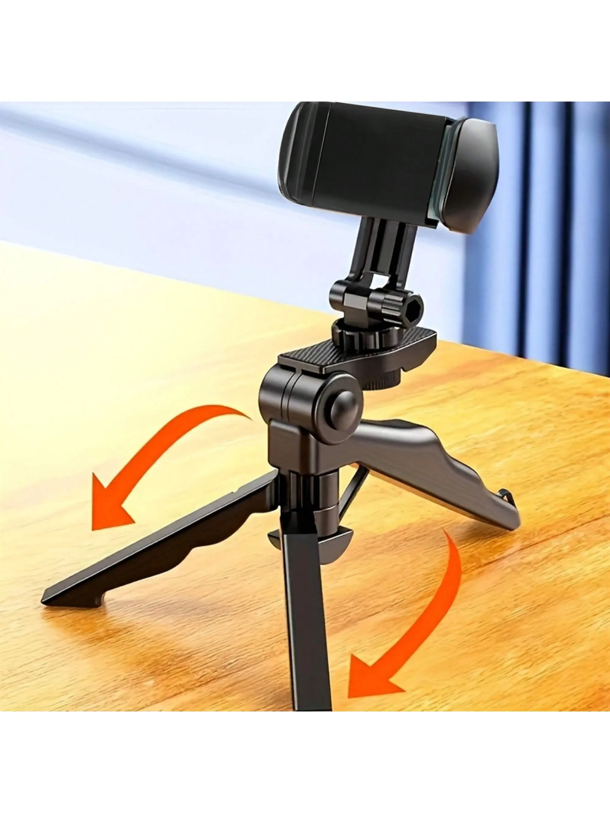 Adjustable 360° Smartphone Tripod Stand - Extendable Selfie Stick - Universal Compatibility for Effortless Photography & Videography