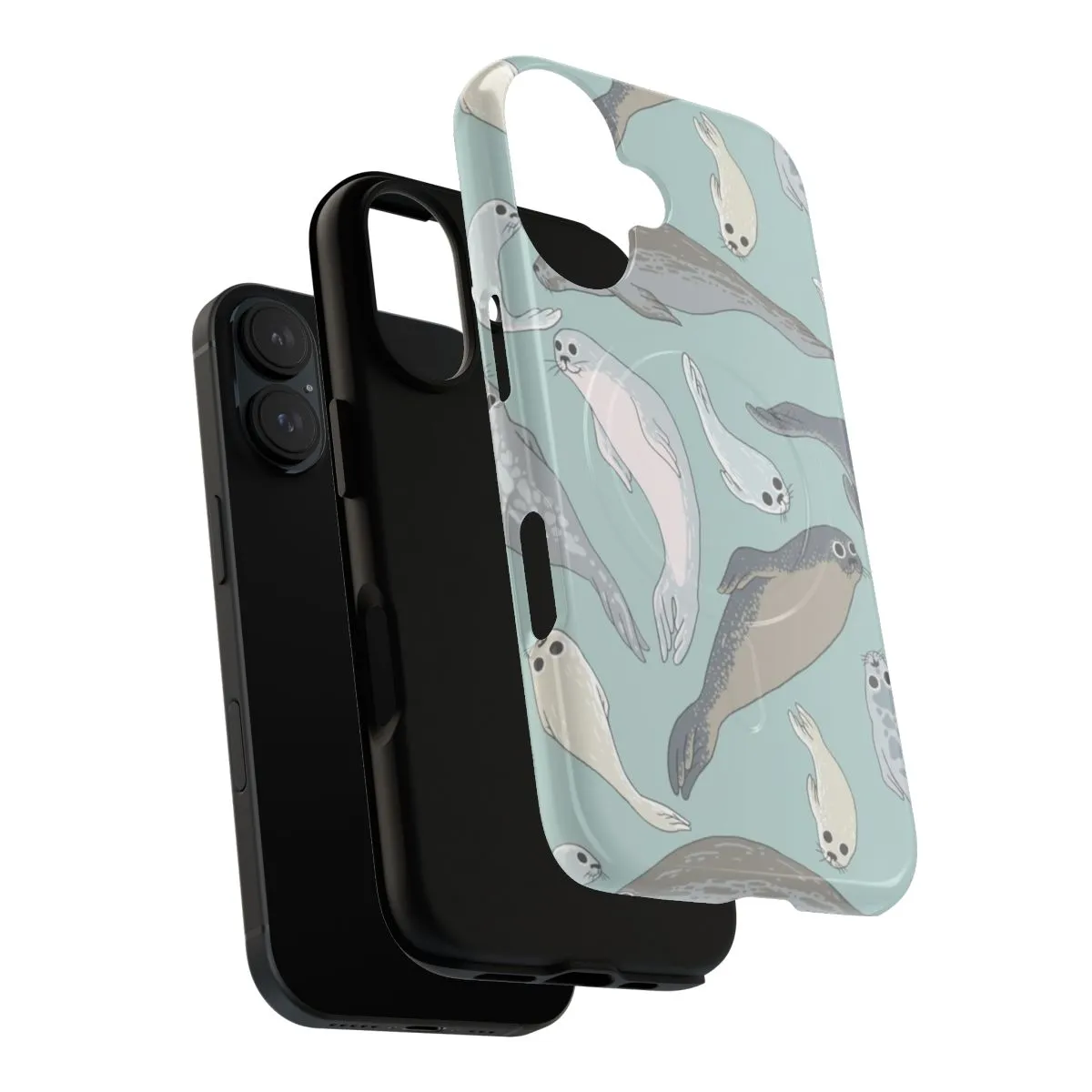 Adorable Seal-Themed Magnetic Protective Phone Cases