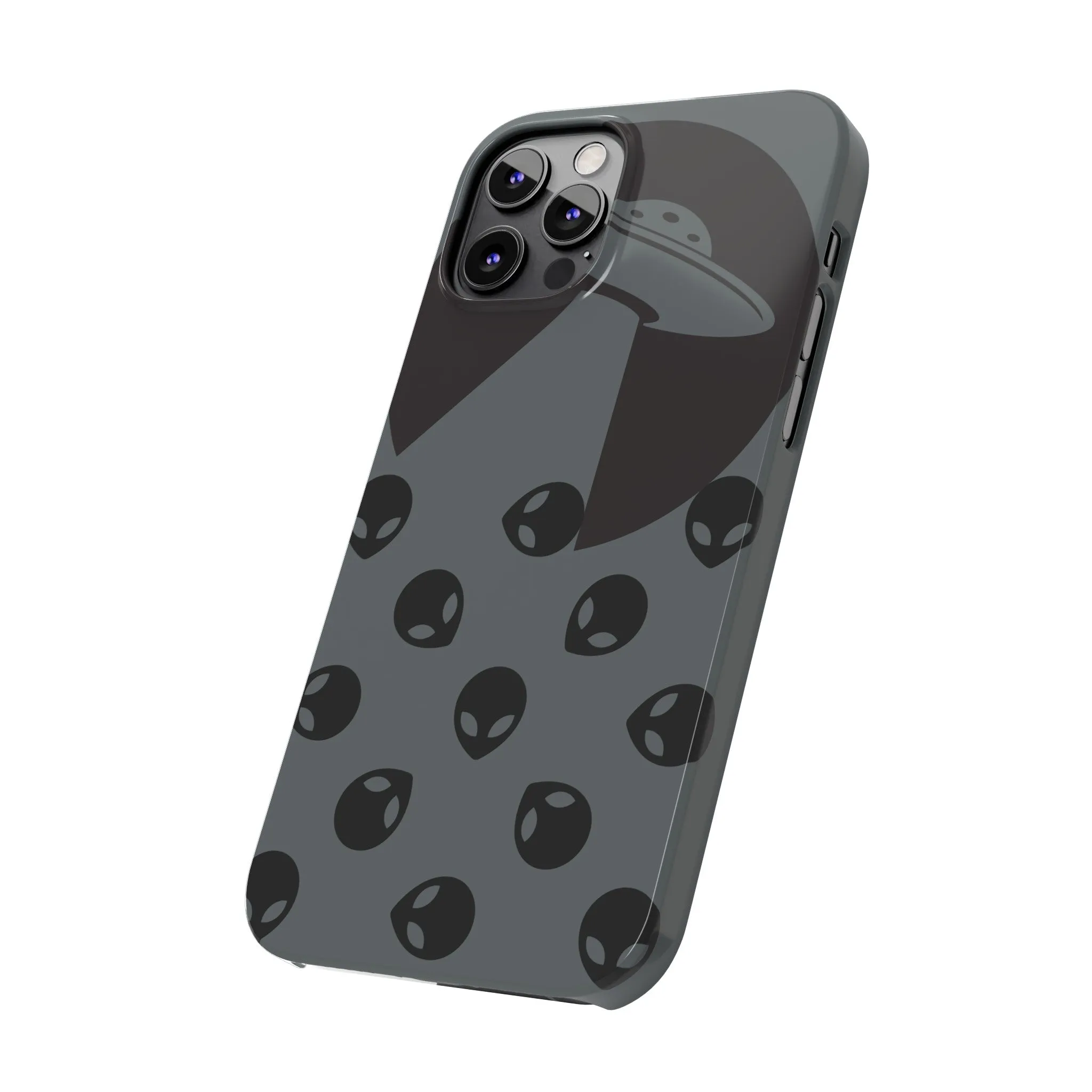 Alien Spaceship Slim Phone Cases