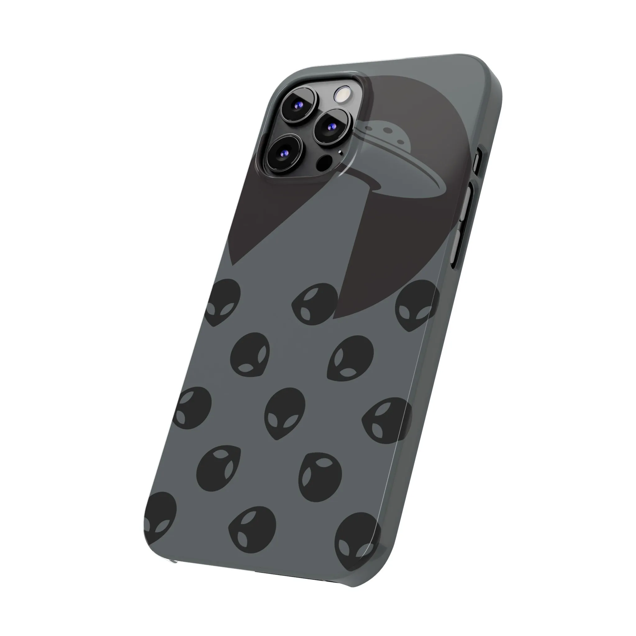 Alien Spaceship Slim Phone Cases