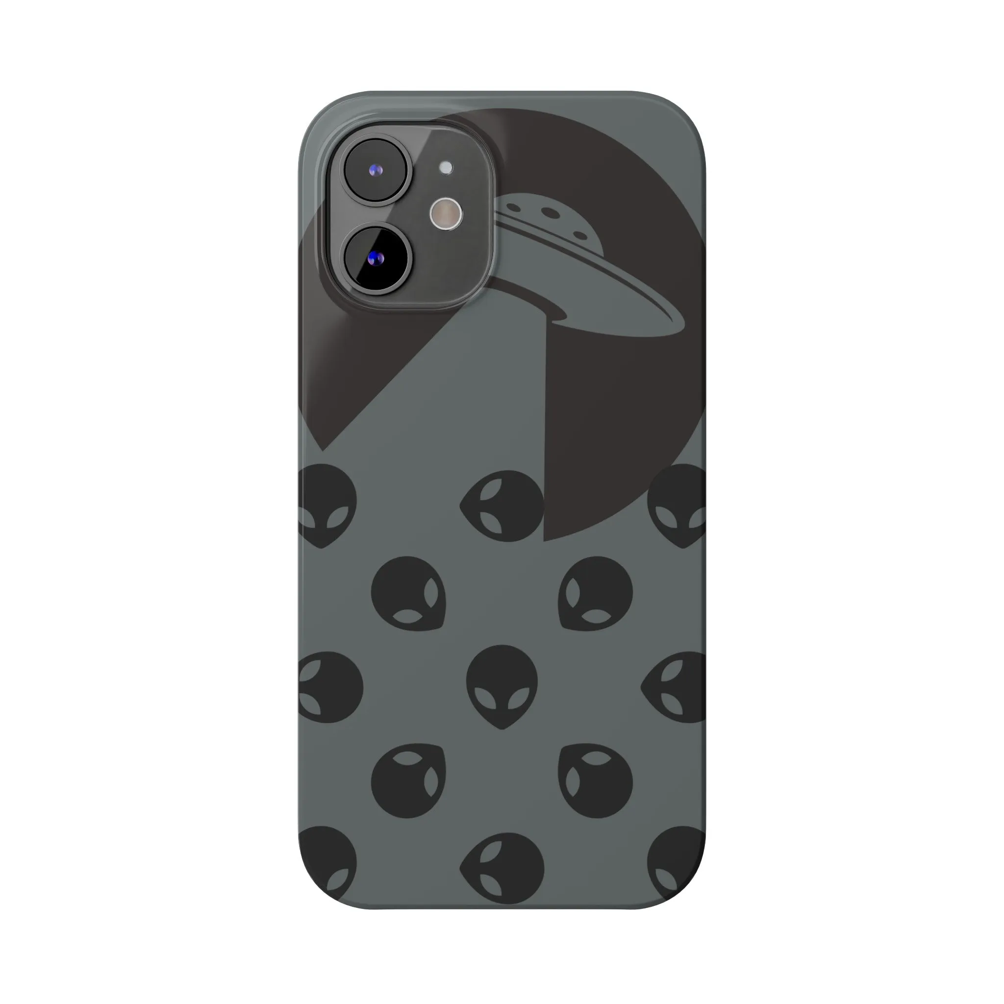 Alien Spaceship Slim Phone Cases