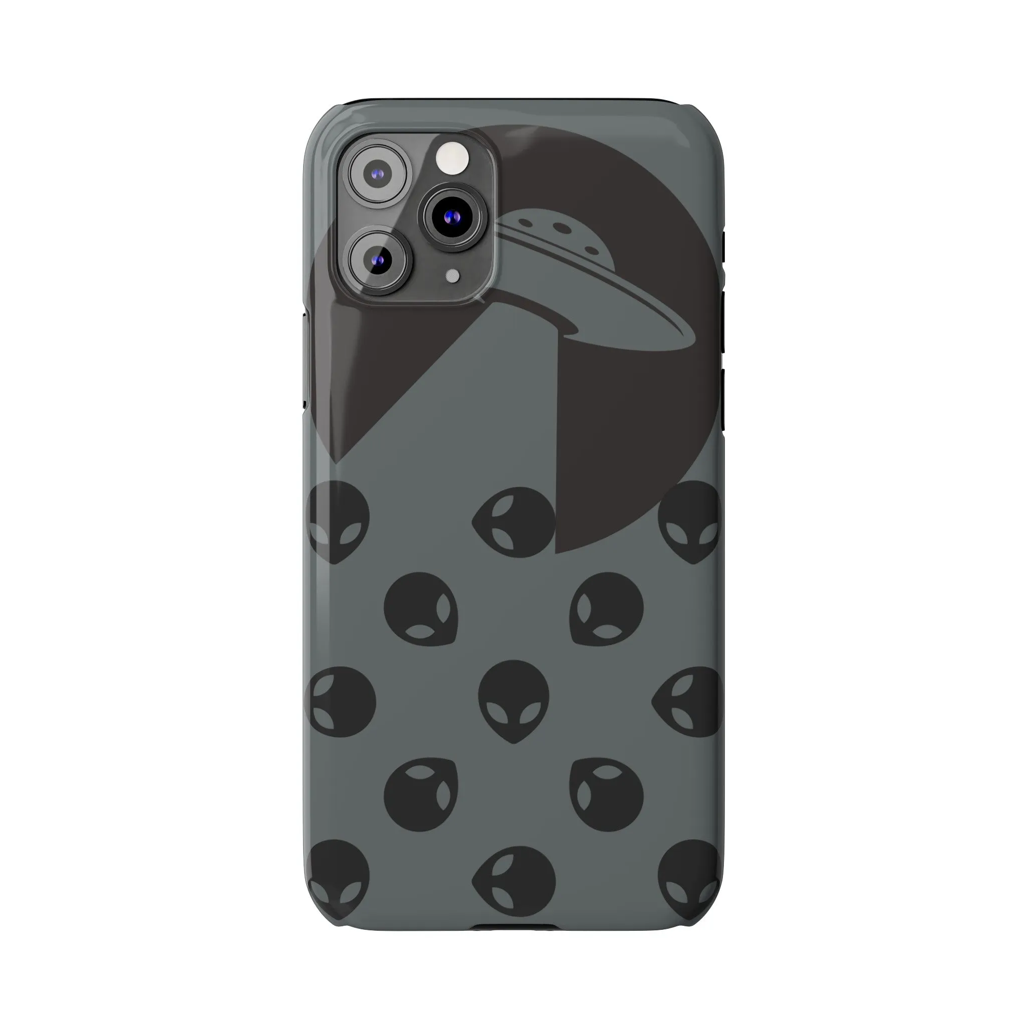 Alien Spaceship Slim Phone Cases