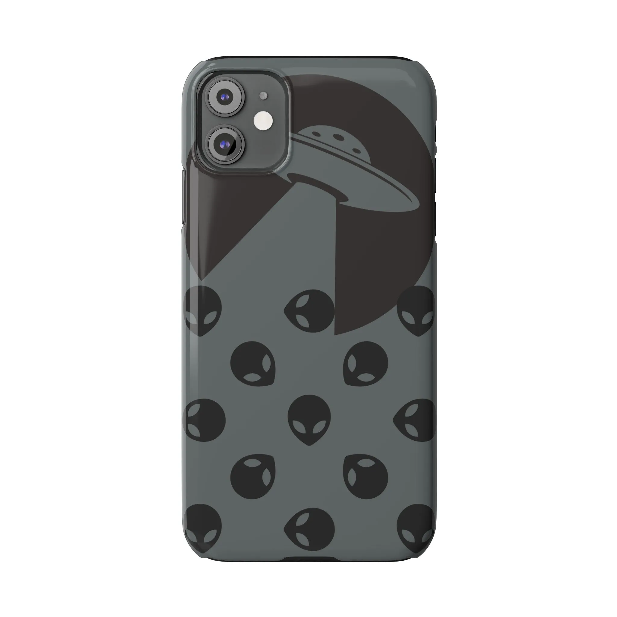 Alien Spaceship Slim Phone Cases