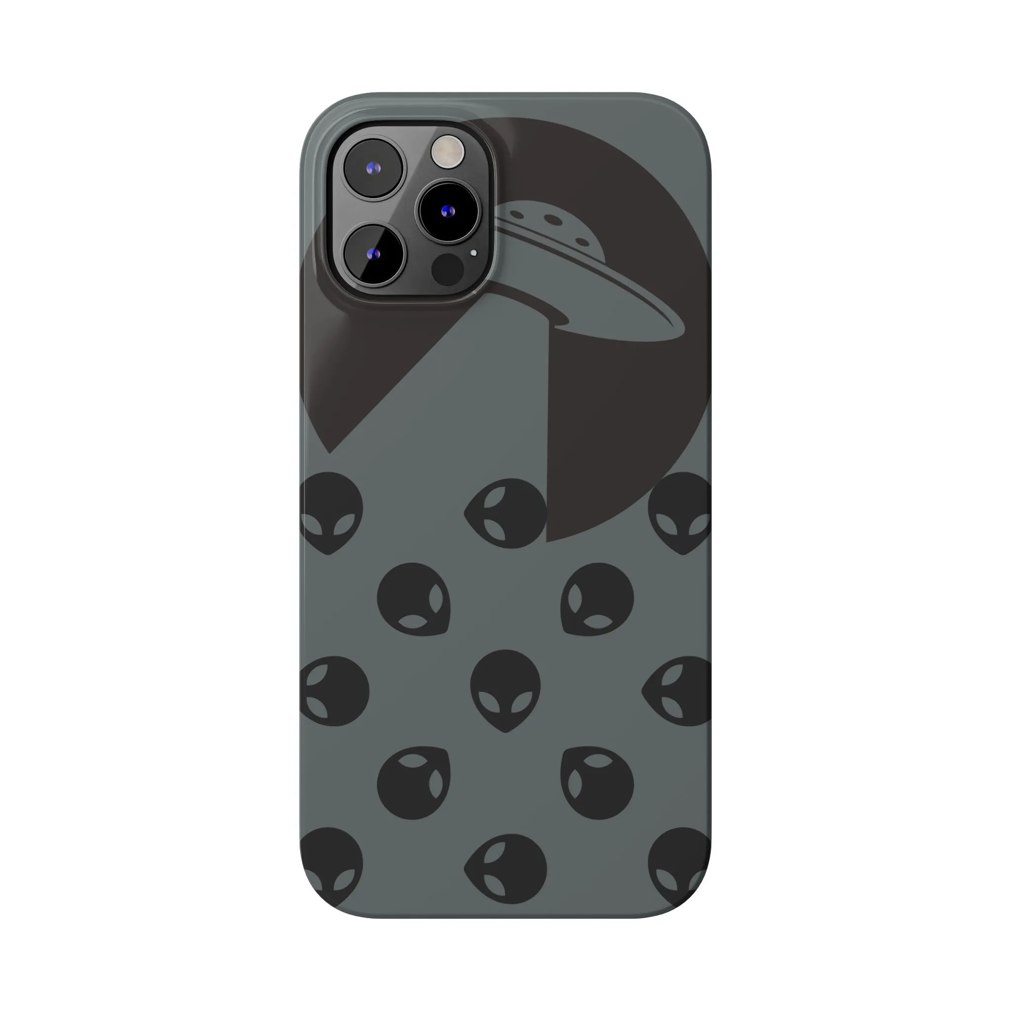 Alien Spaceship Slim Phone Cases