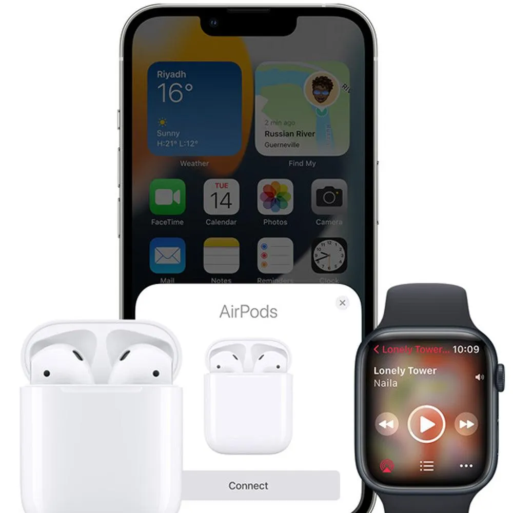 Apple Airpods (2nd generation) with Lightning Charging Case