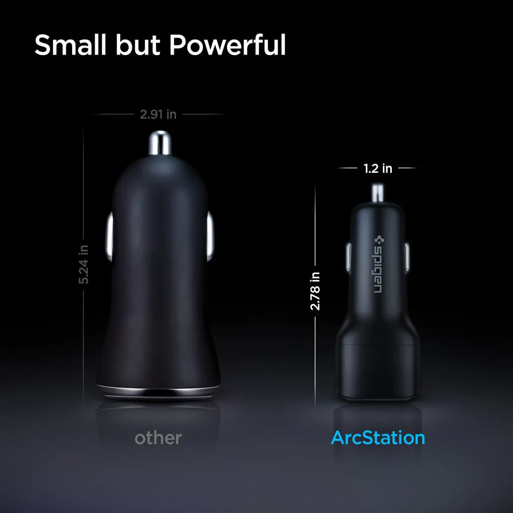 ArcStation™ Dual Port USB C Car Charger (PD 3.0 45W   20W)