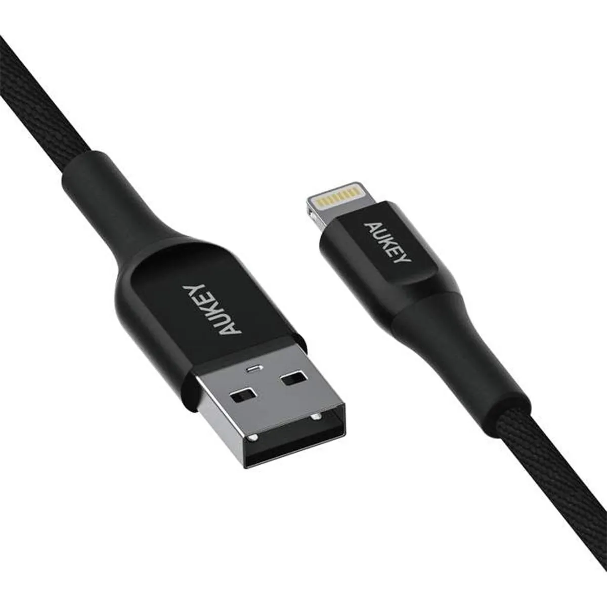 Aukey CB-AKL1 USB-A To Lightning Cable (1M) – Black Color