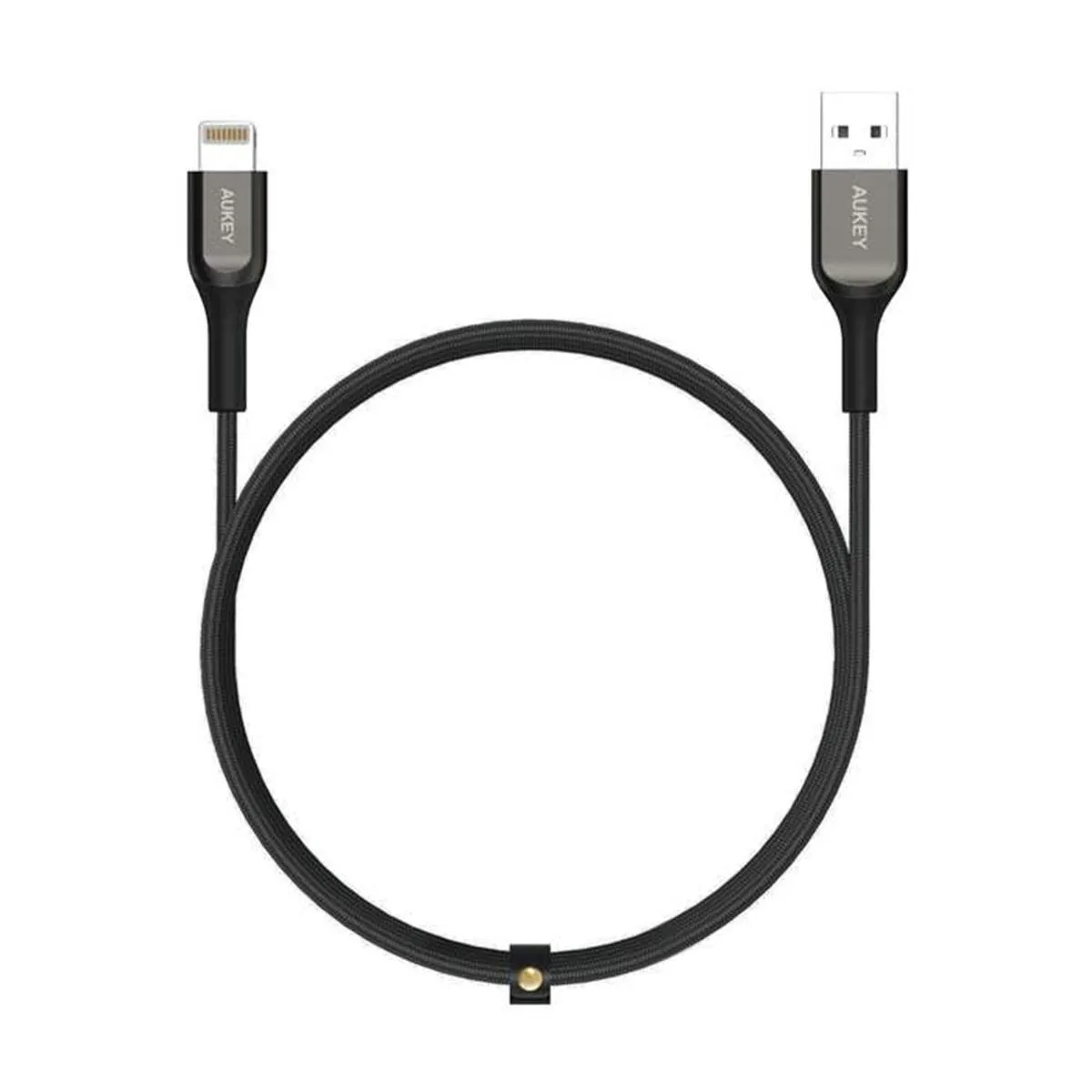 Aukey CB-AKL1 USB-A To Lightning Cable (1M) – Black Color