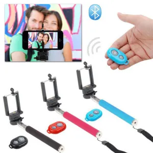 Bluetooth tripod selfie stick Rotary Extendable Handheld Camera Tripod Mobile Phone Monopod  Wireless Bluetooth Remote Control