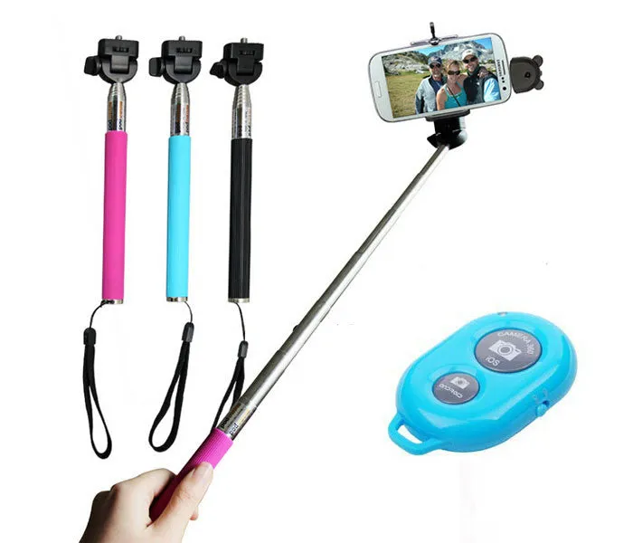 Bluetooth tripod selfie stick Rotary Extendable Handheld Camera Tripod Mobile Phone Monopod  Wireless Bluetooth Remote Control