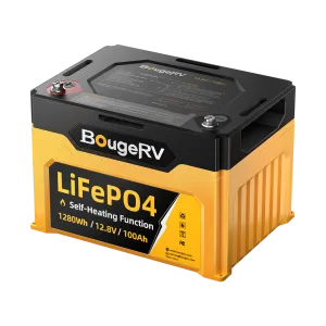 BougeRV 12V 100Ah LiFePO4 Battery