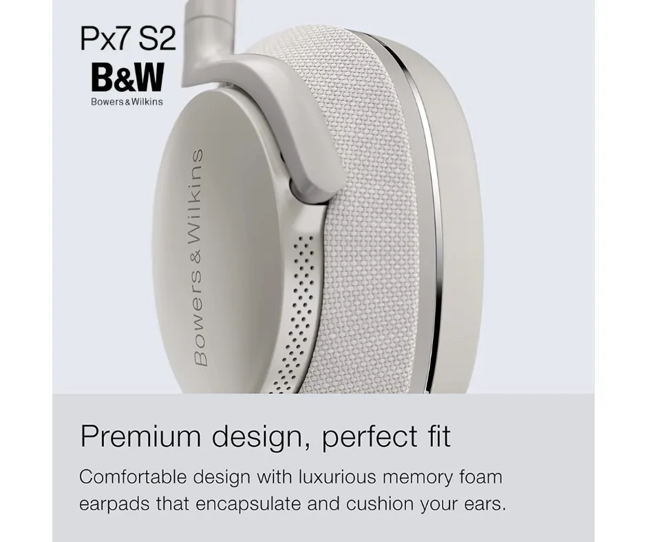 Bowers & Wilkins Px7 S2 Over-Ear Noise Canceling Headphones