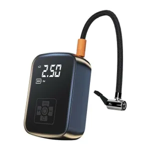 Car Mounted Wireless Mini High-pressure Air Pump with Lcd Display