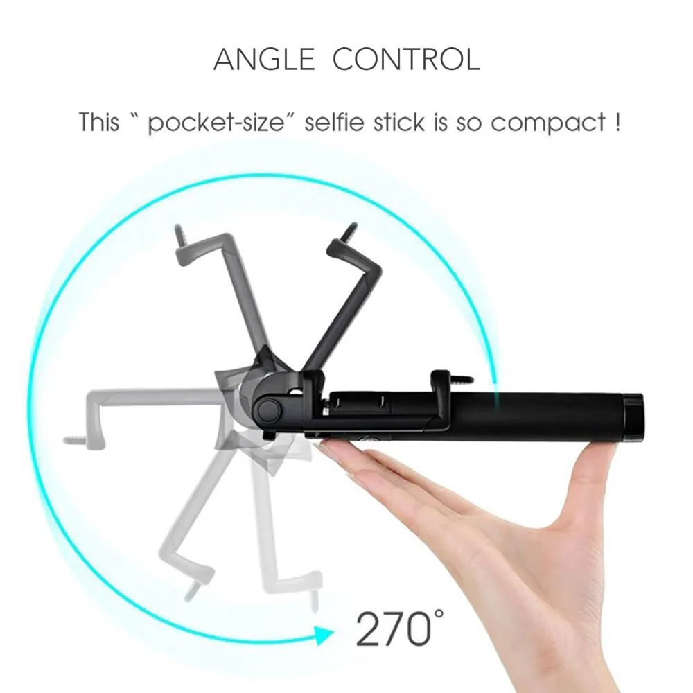 Case U Extendable [Battery Free] Wired Selfie Stick