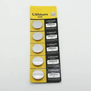 CR2032 3V High Capacity Lithium Button Cell Batteries (5-pack)