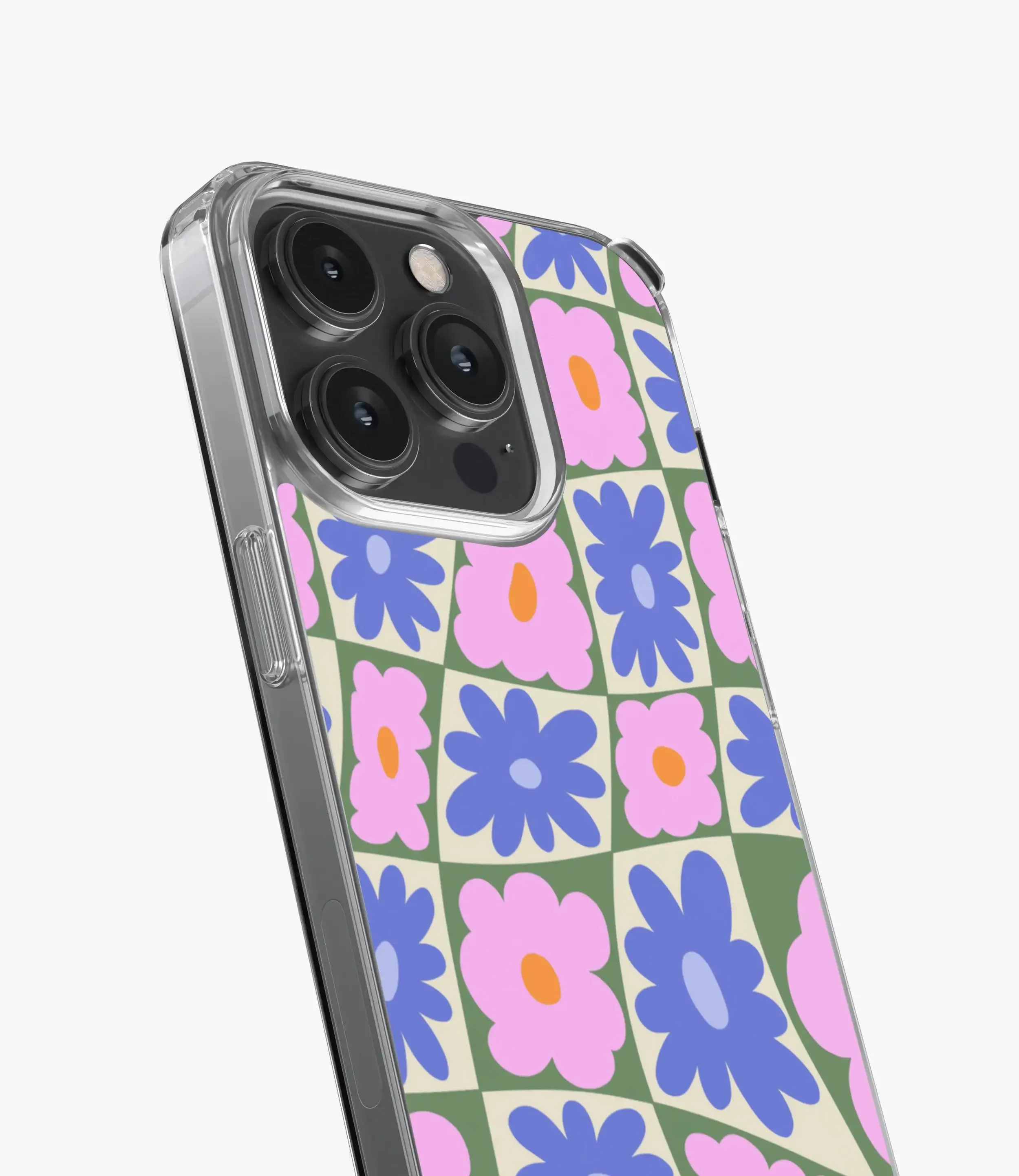 Daisy Swirl Floral Silicone Case