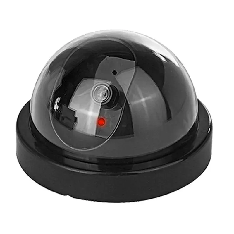 Dummy Security Camera: Red LED Light for Home Safety & Deterrence