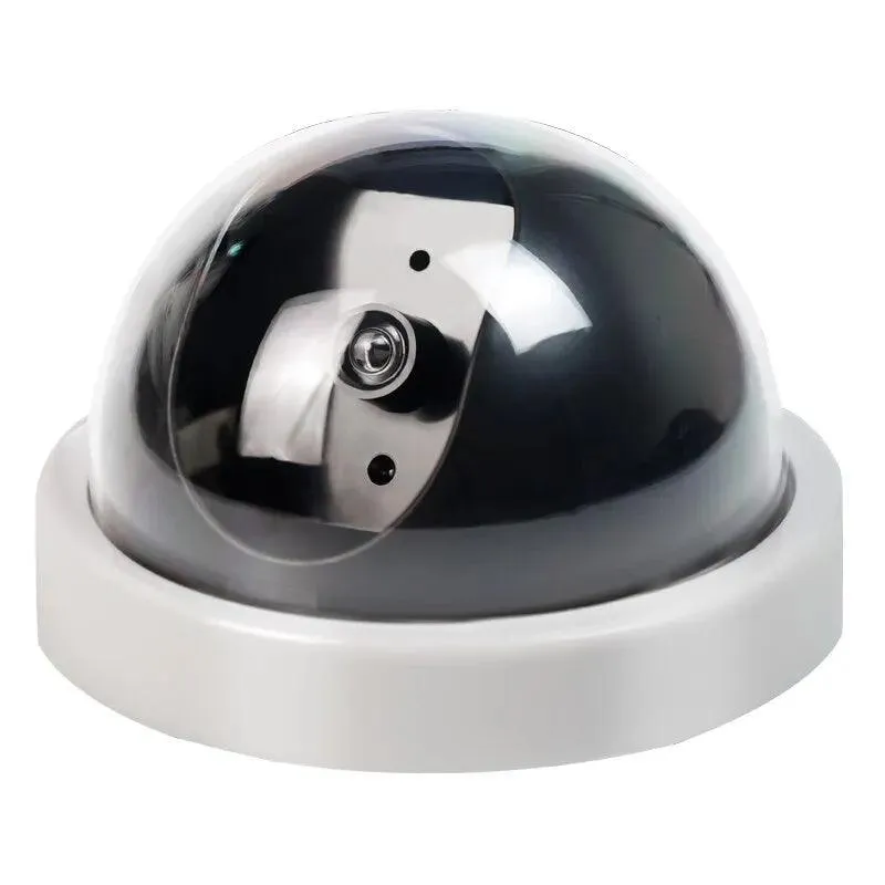 Dummy Security Camera: Red LED Light for Home Safety & Deterrence