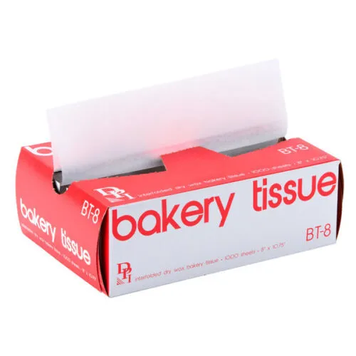 Durable Packaging BT-8 Bakery Tissue Sheets, 8" x 10-3/4", 1000 Sheets