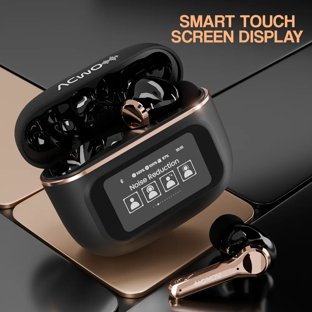 DwOTS Touch - Smart Touch Screen Display TWS Earbuds