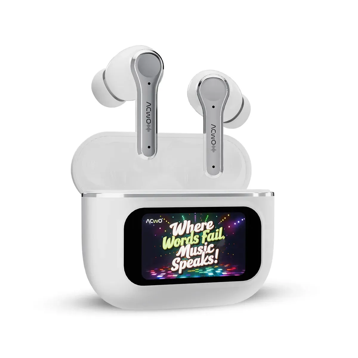 DwOTS Touch - Smart Touch Screen Display TWS Earbuds