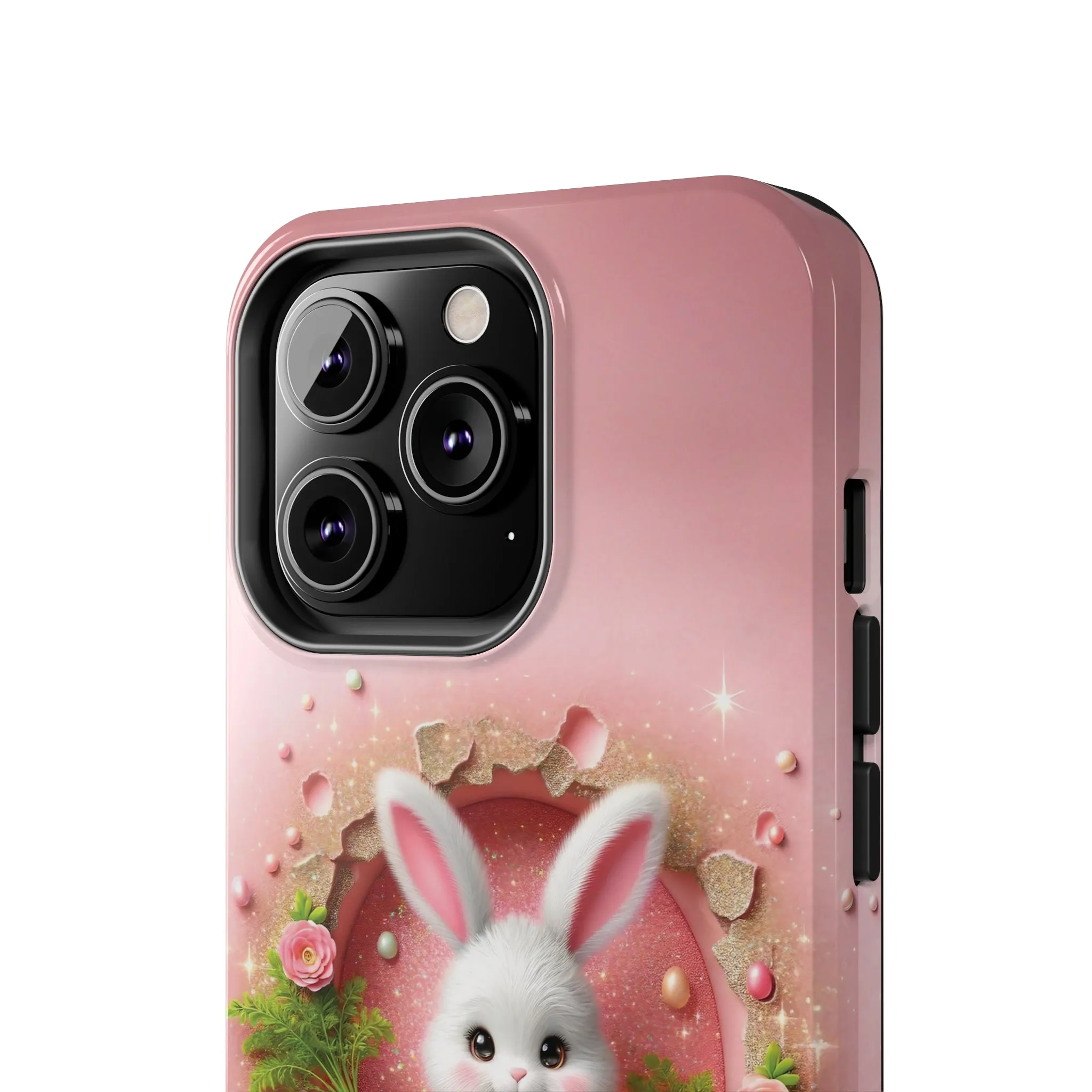 Easter Bunny Hole in the Wall design Tough Phone Case compatible with a large variety of iphone models