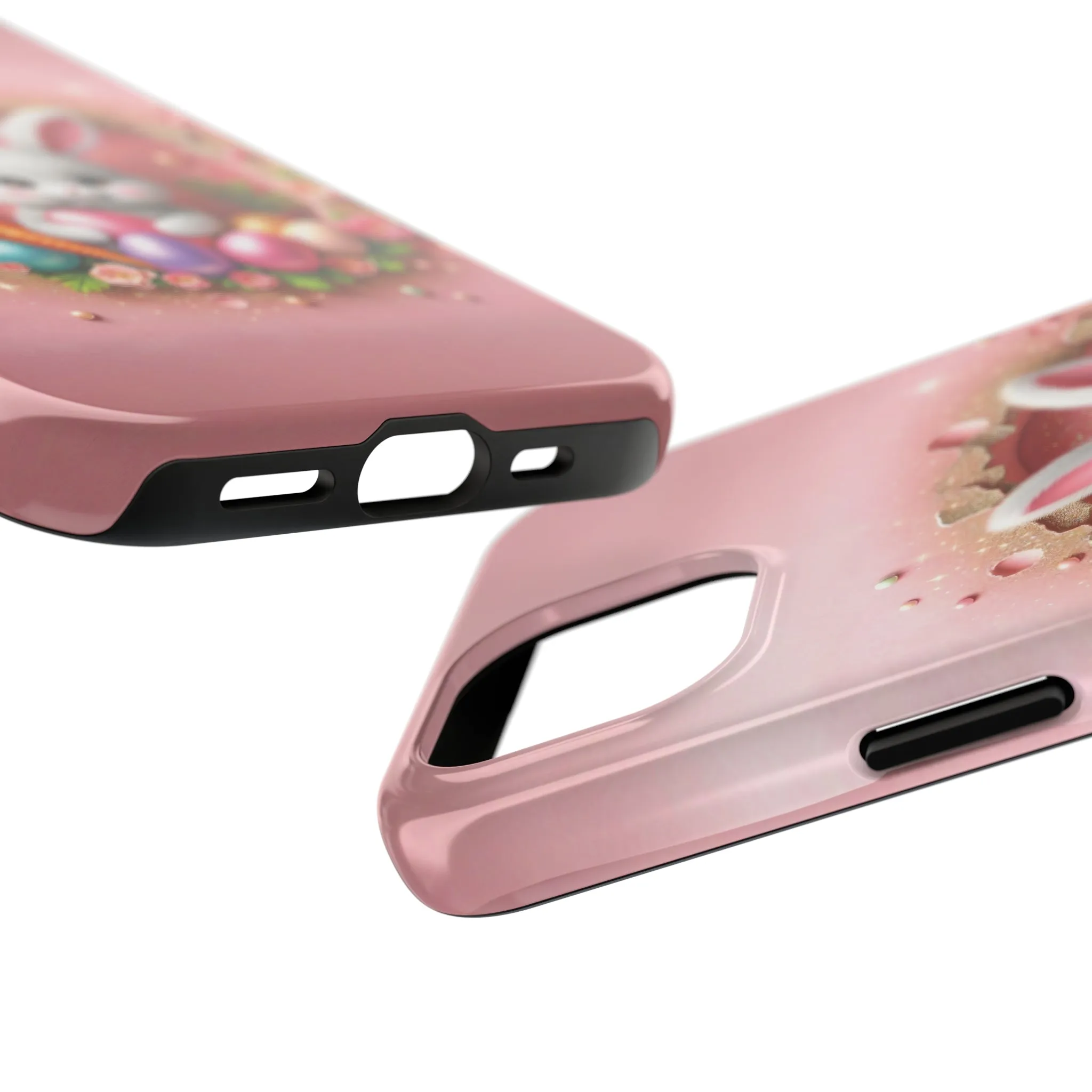 Easter Bunny Hole in the Wall design Tough Phone Case compatible with a large variety of iphone models