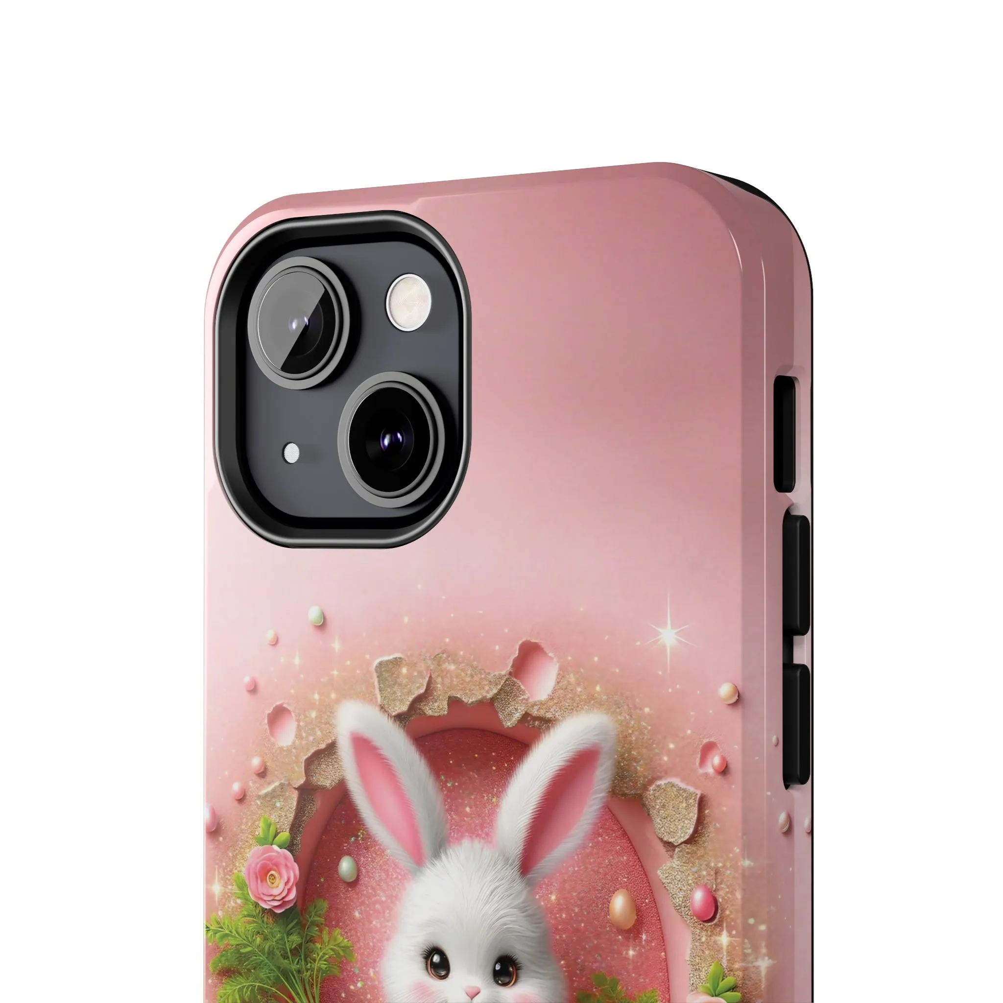 Easter Bunny Hole in the Wall design Tough Phone Case compatible with a large variety of iphone models