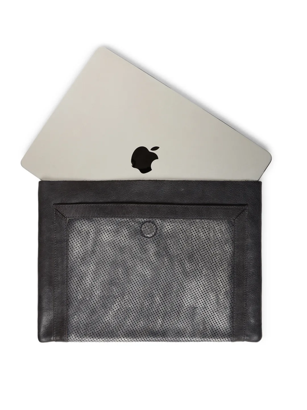 EleganceWrap Black Leather Laptop Cases