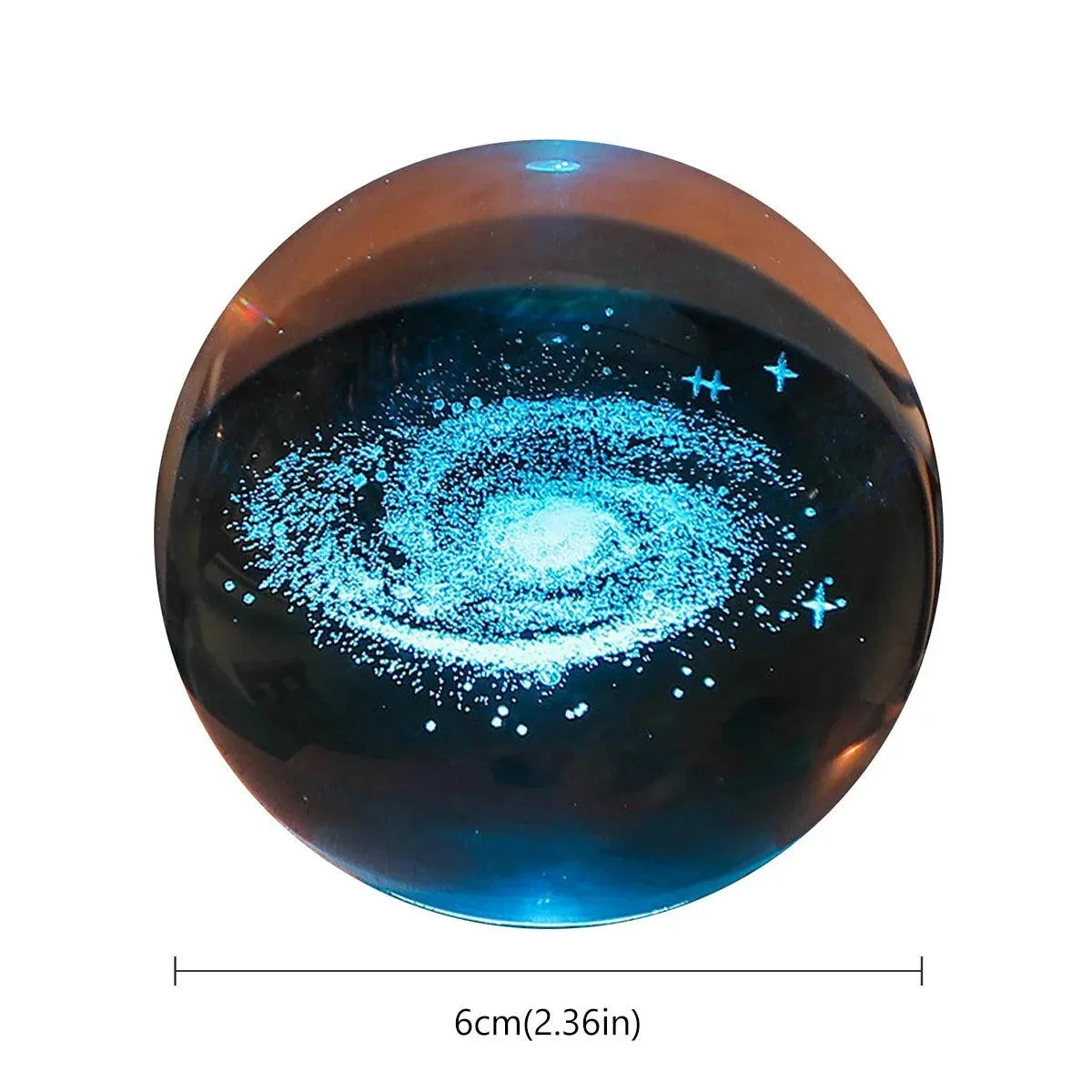 Enchanting 3D Galaxy Moon Lamp - Soothing LED Night Light for Kids & Home Decor