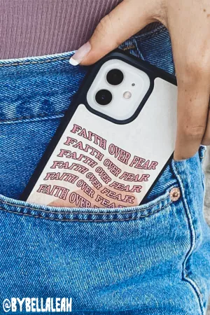 Faith over Fear iPhone case