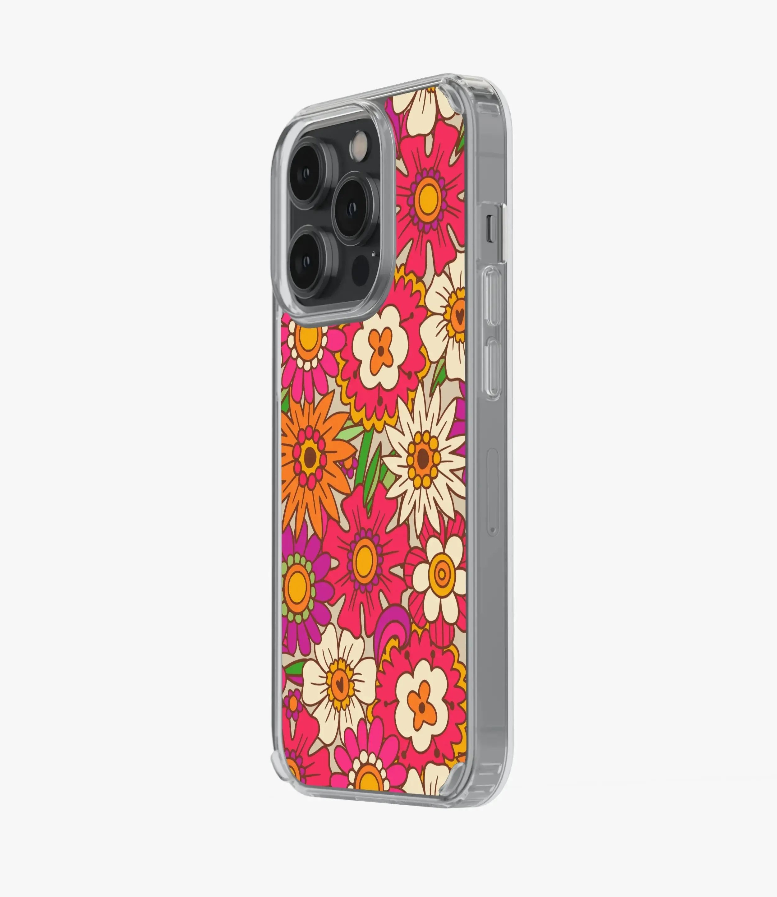 Flower Power 60s Floral Silicone Case