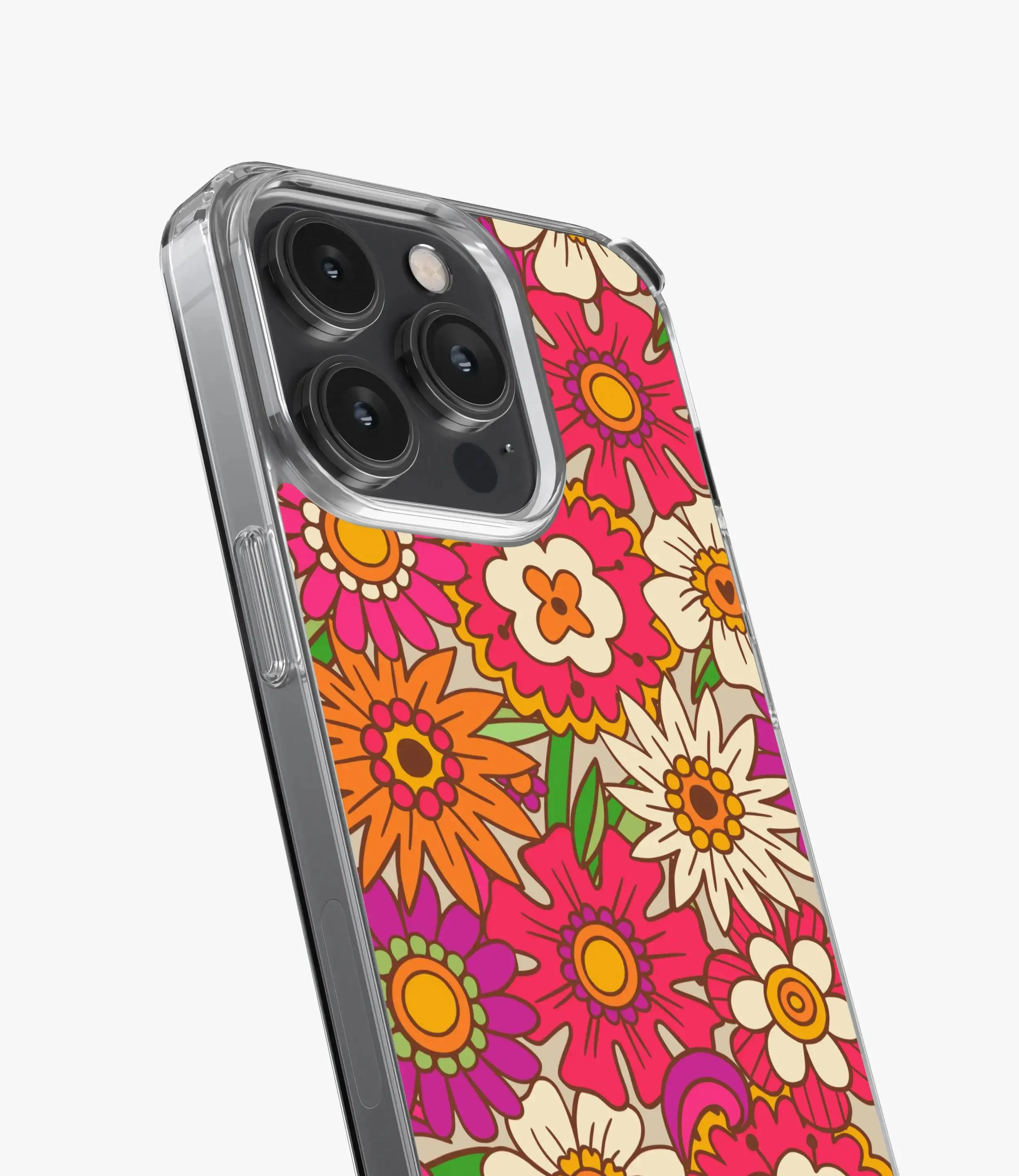 Flower Power 60s Floral Silicone Case