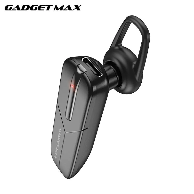 GADGET MAX GM14 BUSINESS BLUETOOTH HEADSET (V5.0), Signle Bluetooth Earbud