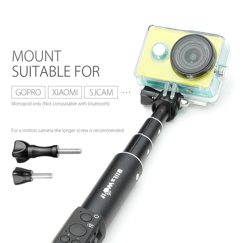 GOPRO/SMARTPHONE EXTENDABLE BLUETOOTH SELFIE STICK