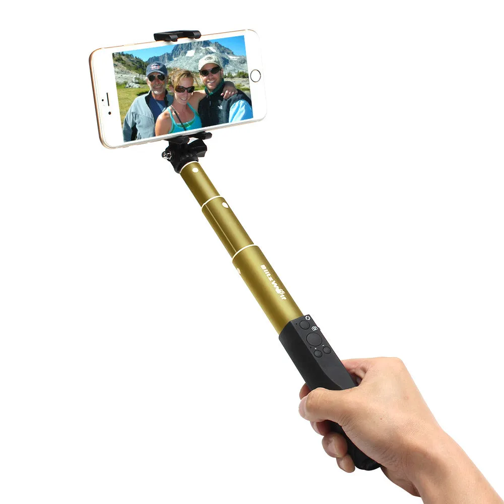 GOPRO/SMARTPHONE EXTENDABLE BLUETOOTH SELFIE STICK