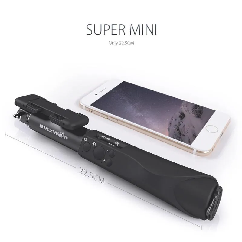 GOPRO/SMARTPHONE EXTENDABLE BLUETOOTH SELFIE STICK