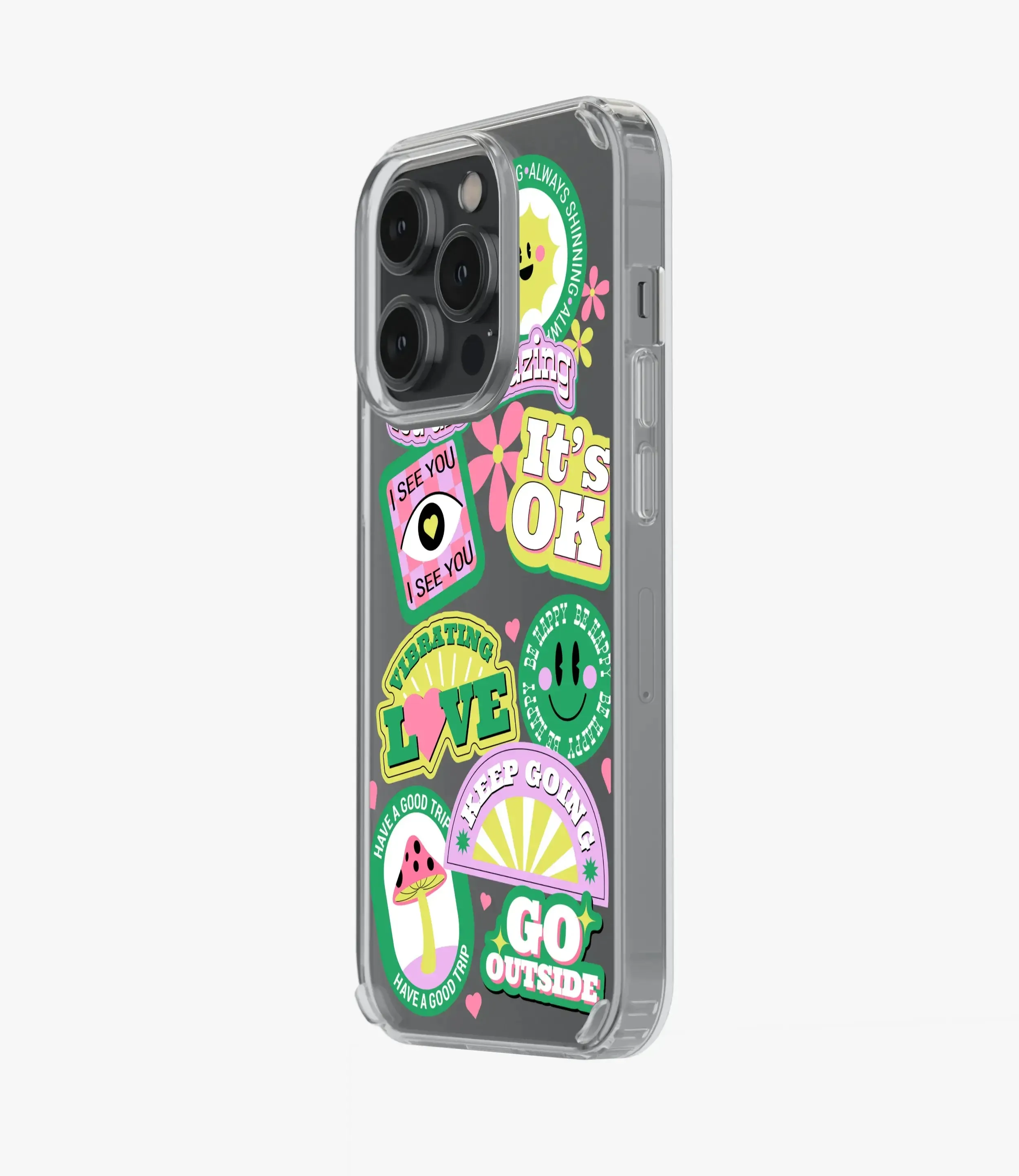 Green Dream Dazzle Silicone Phone Case