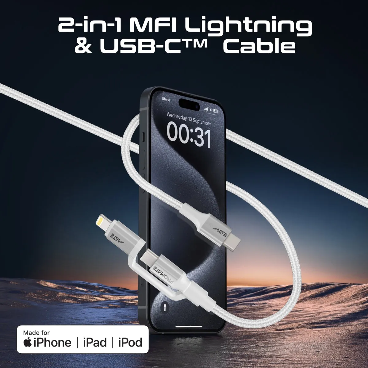 High Tensile Strength 60W High-Speed Multi-Device Charging Cable