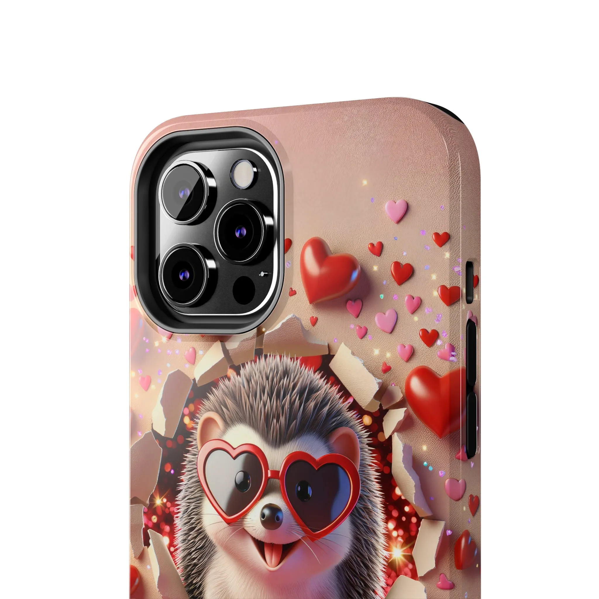 Hole in the wall Hedgehog Digital print Design Tough Phone Case compatible with a large variety of iPhone models, Gift, Phone Case