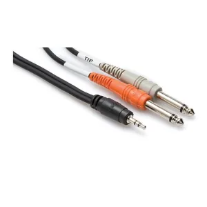 Hosa CMP-153 Stereo Cable - 3.5mm To Dual 1/4 Inch - 3 Foot