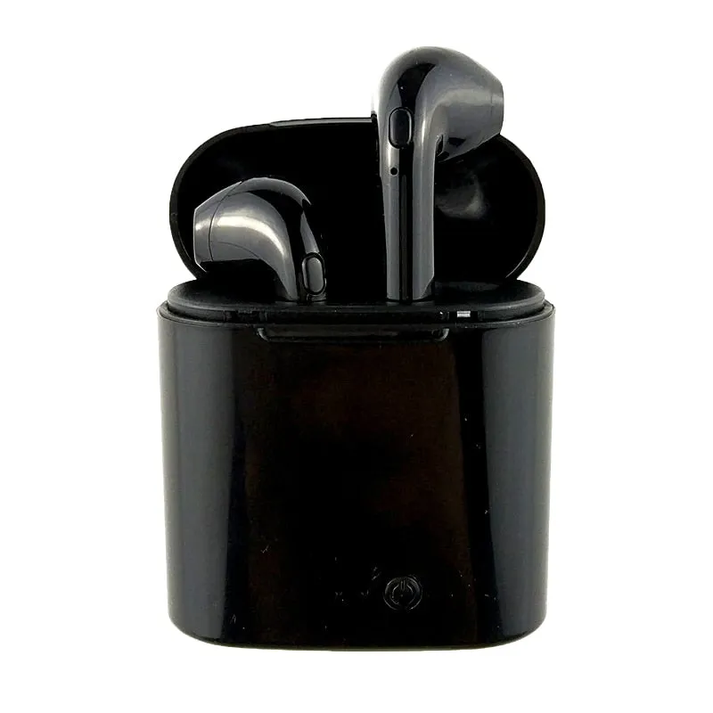 i7s Tws Bluetooth Earphones Mini Wireless Earbuds Sport Handsfree Earphone Cordless Headset with Charging Box for xiaomi Phone