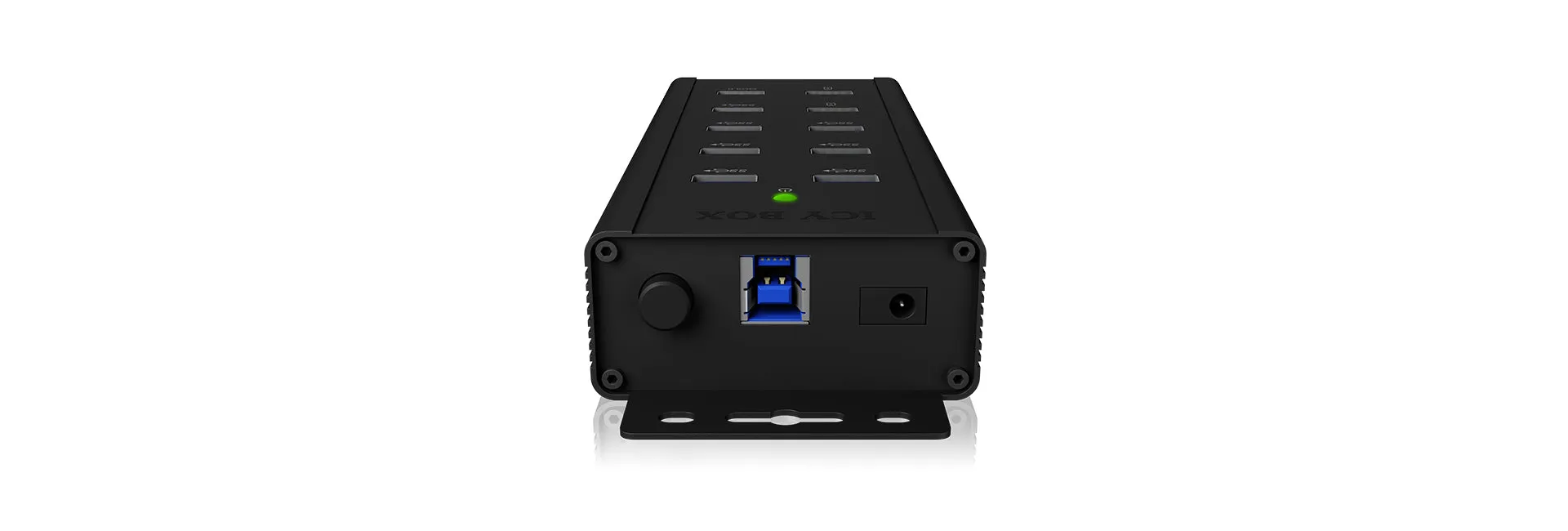 Icy Box Ib-Hub1703-Qc3 Usb 3.0 Hub 7-Port 7Xusb 3.0; 3Xladeanschluss Qc3.0